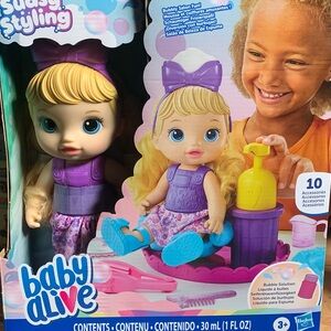 Purple and Blue Dolls Playset
